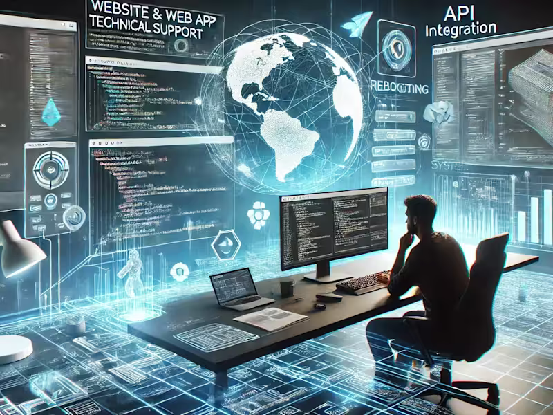 Cover image for Website / Web application technical support and maintenance