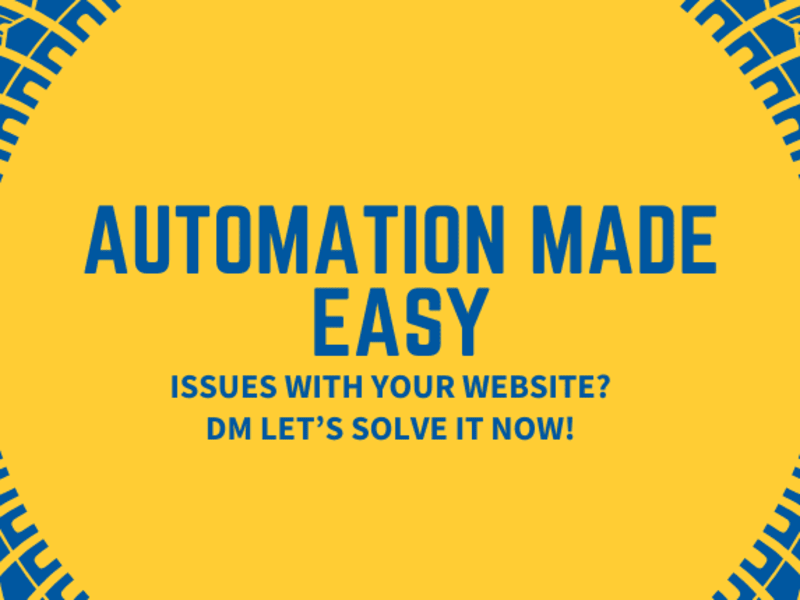 Cover image for Smart Automations, Website Fixes & No-Code Integrations