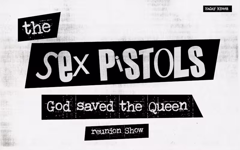 Cover image for The Sex Pistols- God Saved the Queen Reunion Show :: Behance