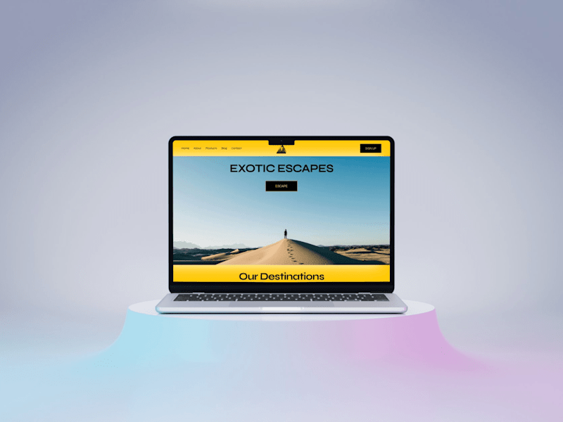 Cover image for Custom Squarespace Website for a Travel Agency