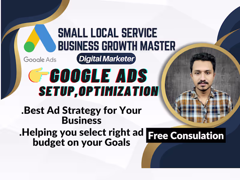 Cover image for Google Ads Setup & Management- 1 Month for Local Services