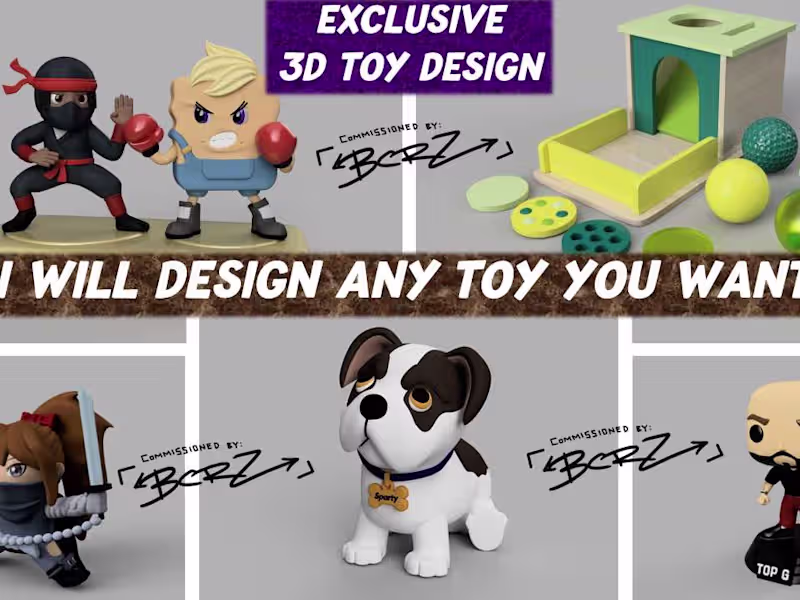 Cover image for I can design you ANY Toy you want