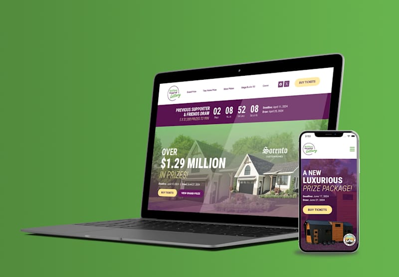 Cover image for Red Deer Hospital Lottery Website