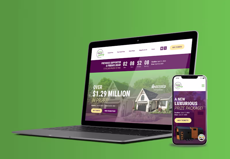 Cover image for Red Deer Hospital Lottery Website