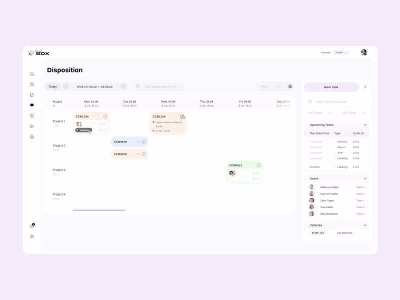 Cover image for Logistics SaaS Interface
