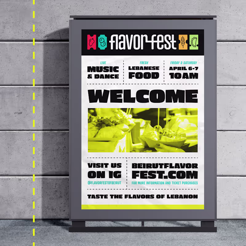 Cover image for Brand Identity Design and Package Design - Flavor Fest