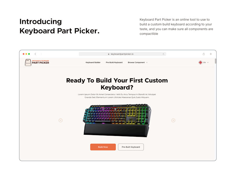Cover image for Keyboard Part Picker UIUX
