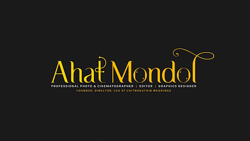 Cover image for Logo Design for Ahat Mondol's Photography