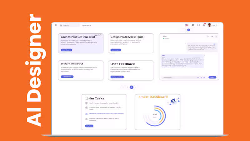 Cover image for SaaS Web App - AI-Powered Design & Insights Platform
