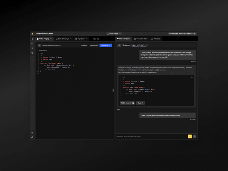 Cover image for Slater App