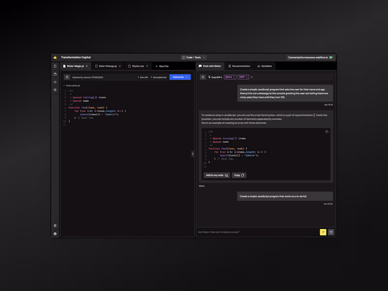 Cover image for Slater App