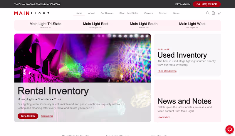 Cover image for An Apple&Amazon Inspired Website experience for Staging Lights
