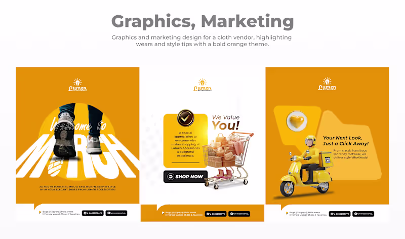 Cover image for Graphics, Marketing Design