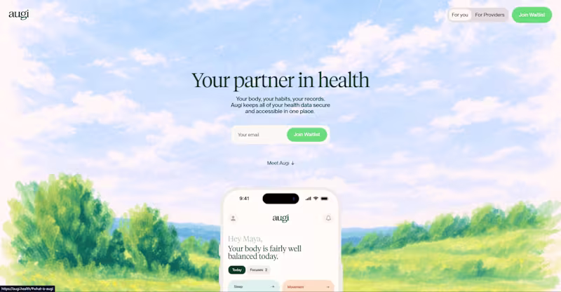 Cover image for Augi Health - AI based