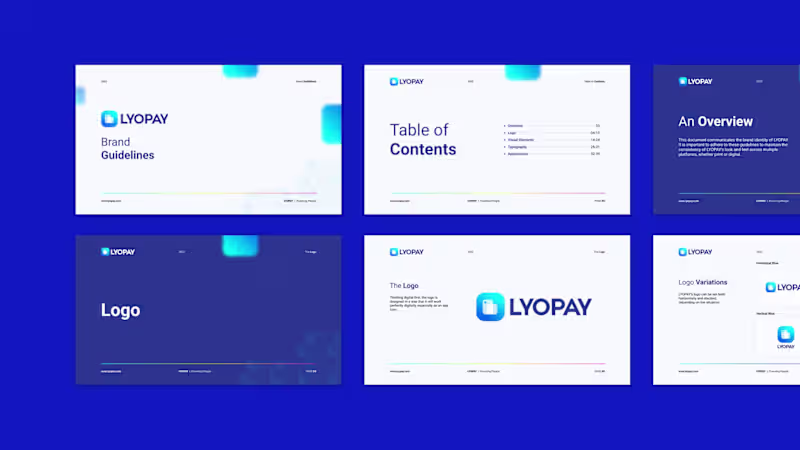 Cover image for LYOPAY Brand Guideline