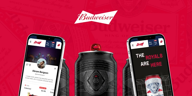 Cover image for Designed an NFT marketplace for Budweiser 