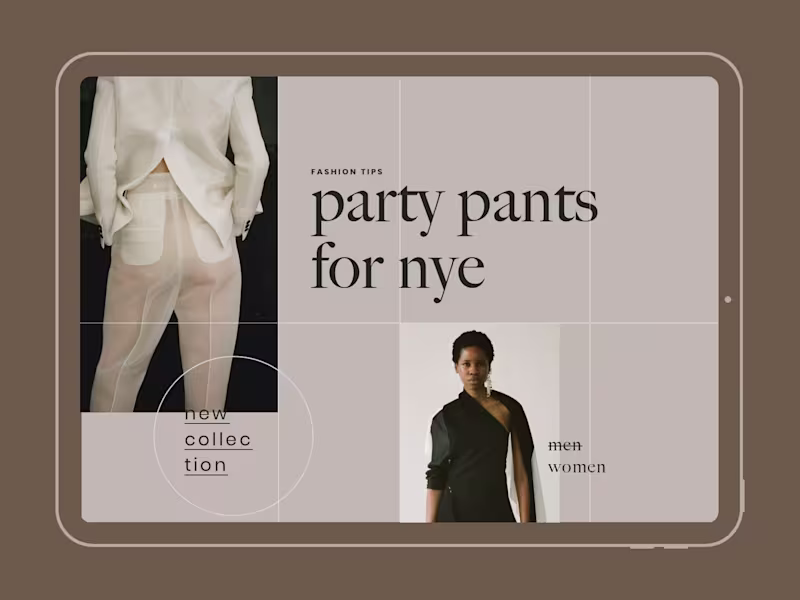 Cover image for Fashion Slider animation 