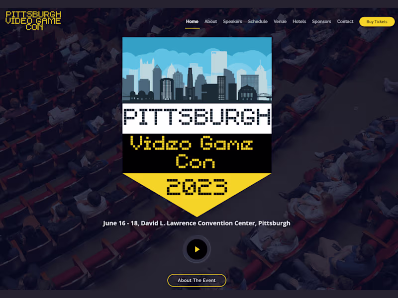 Cover image for Pittsburgh Video Game Con