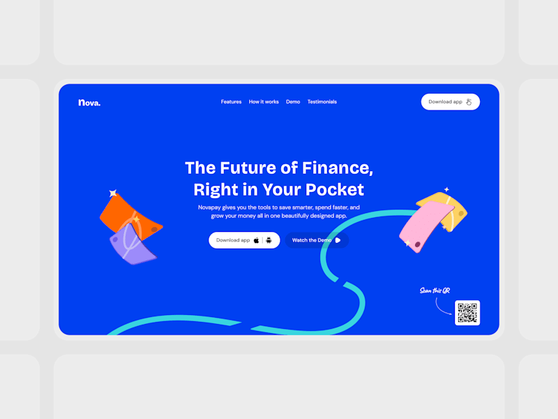 Cover image for Novapay - Framer Landing Page Design & Development