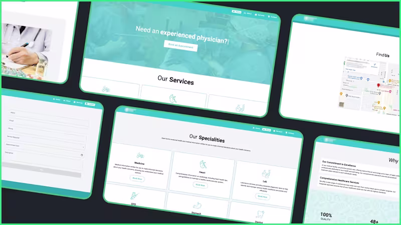 Cover image for Health Care Website