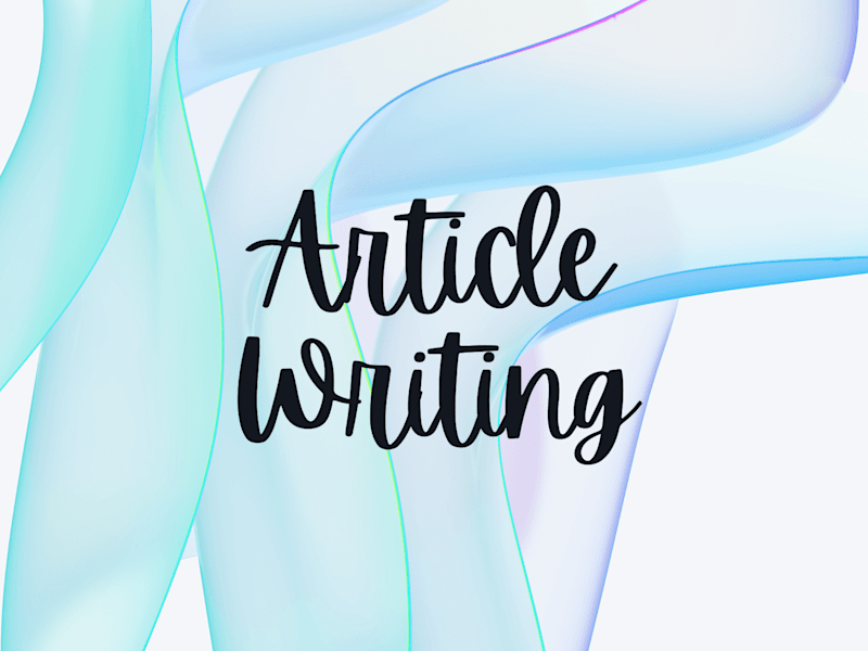 Cover image for Article writing