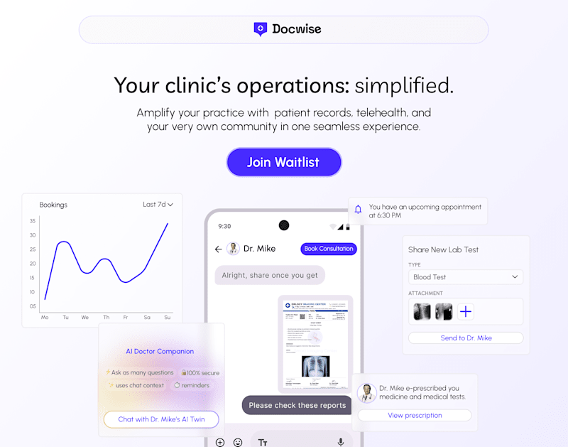 Cover image for Doctor/Saas/Clinic Landing Page Waitlist