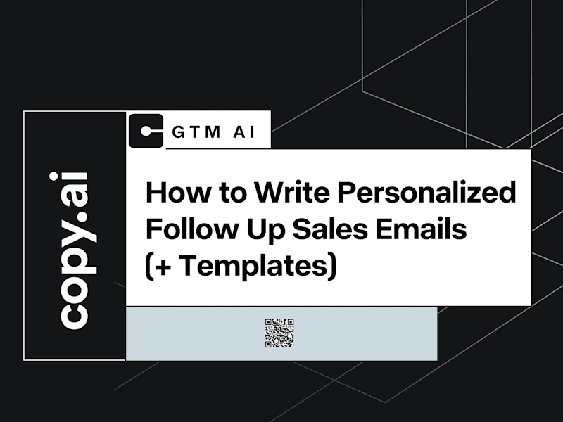 Cover image for Article: How to Write Personalized Follow Up Sales Emails