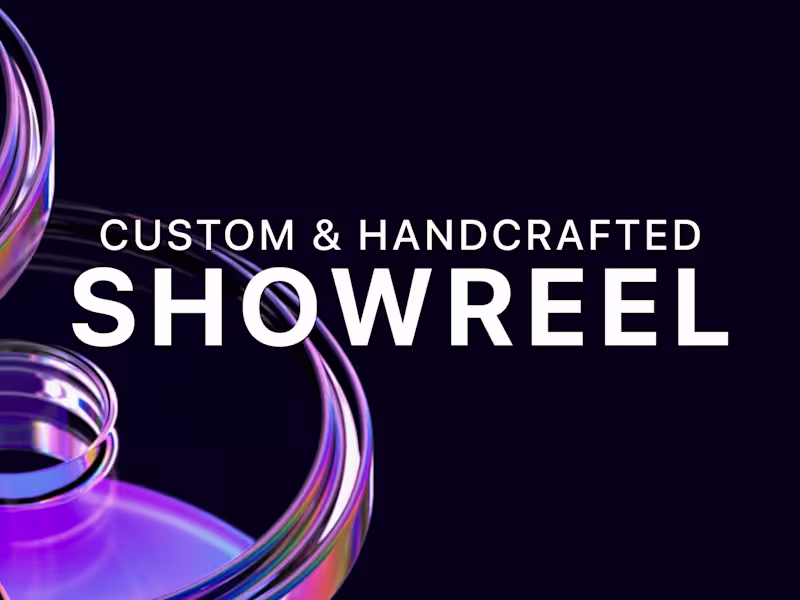Cover image for Portfolio Showreel: Your Best Work, set in Motion