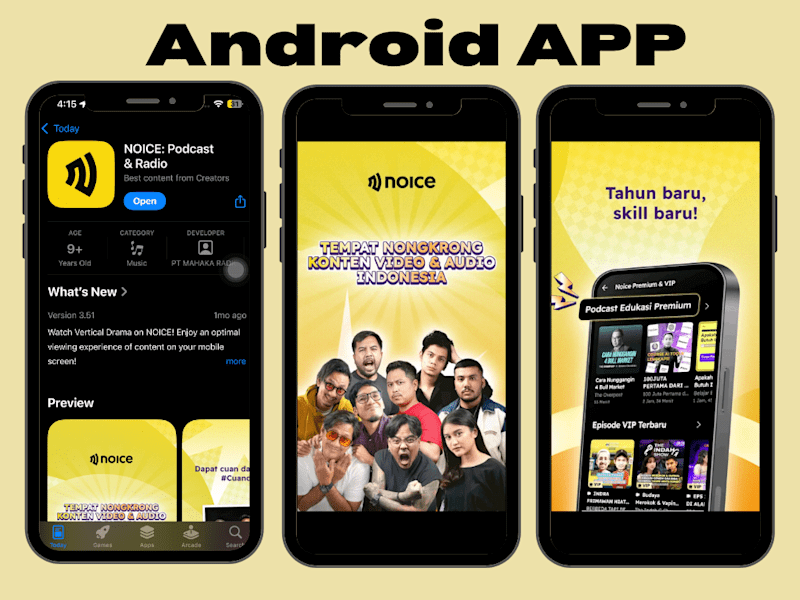 Cover image for NOICE App Development and Update