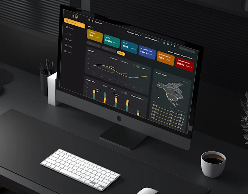 Cover image for Online Casino Dashboard Design UI/UX