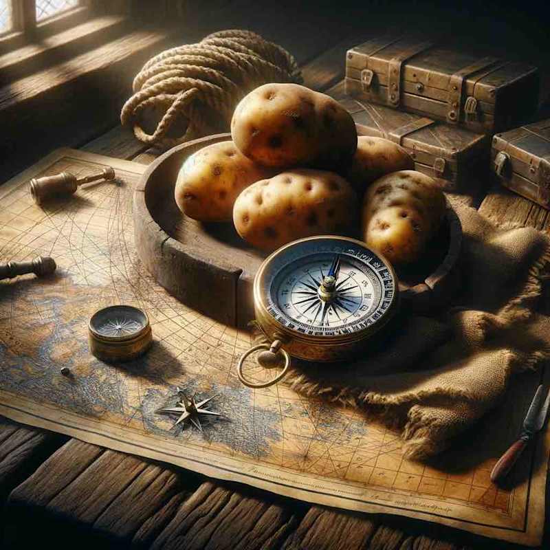 Cover image for The Epic Saga of The Potato: Ancient Origins to Astronaut Fare