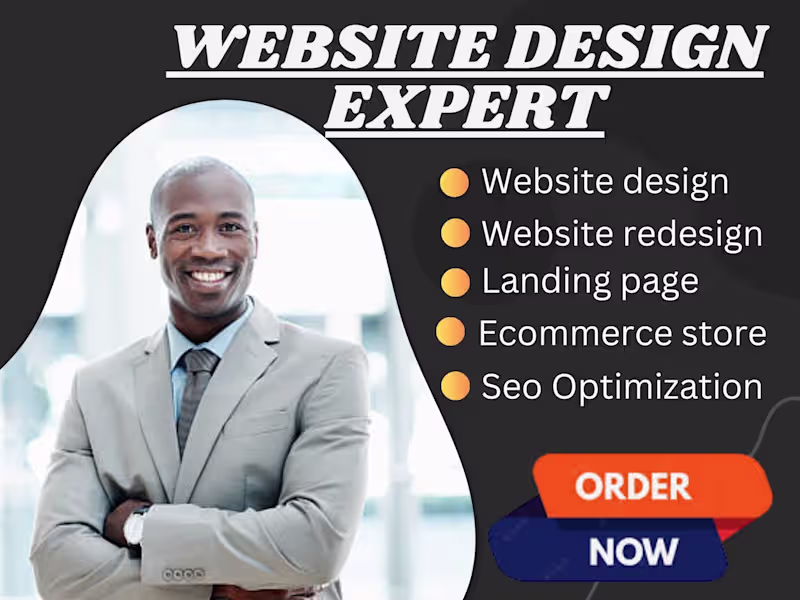 Cover image for WIX, SQUARESPACE, WORDPRESS GODADDY WEBSITE DESIGN, REDESIGN SEO