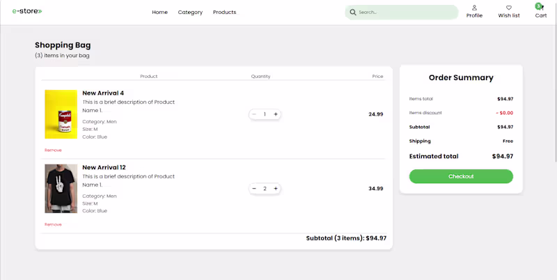 Cover image for Responsive E-commerce Checkout Page Design with HTML & CSS