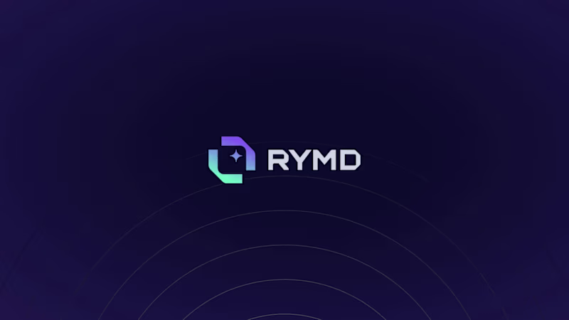 Cover image for RYMD, hosting services, visual identity
