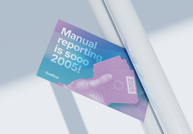 Cover image for LiveFlow — Marketing Postcard Design