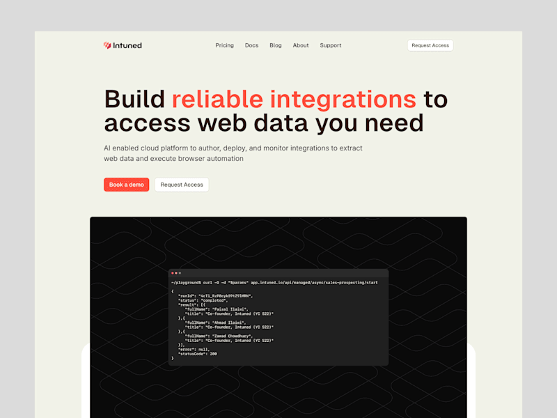 Cover image for IntunedHq Framer Development
