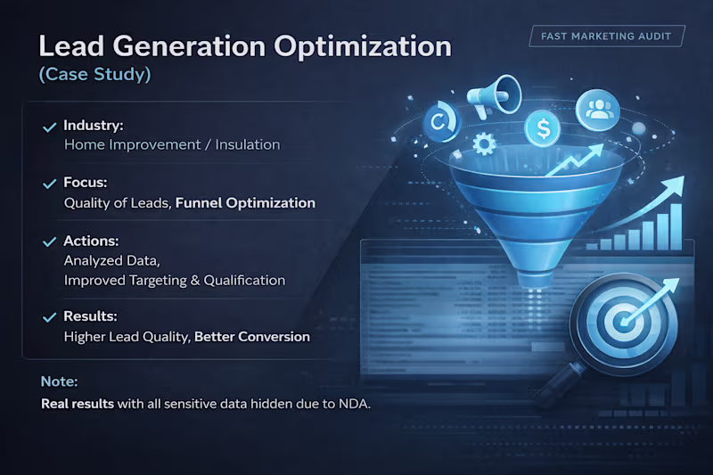 Cover image for Lead Generation Optimization (Region CIS)
