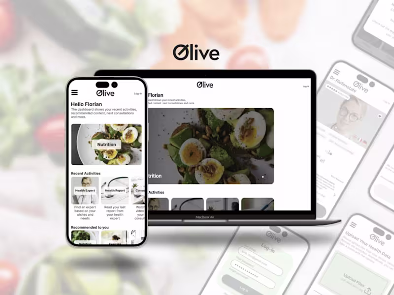 Cover image for UX UI Designs Health Web App