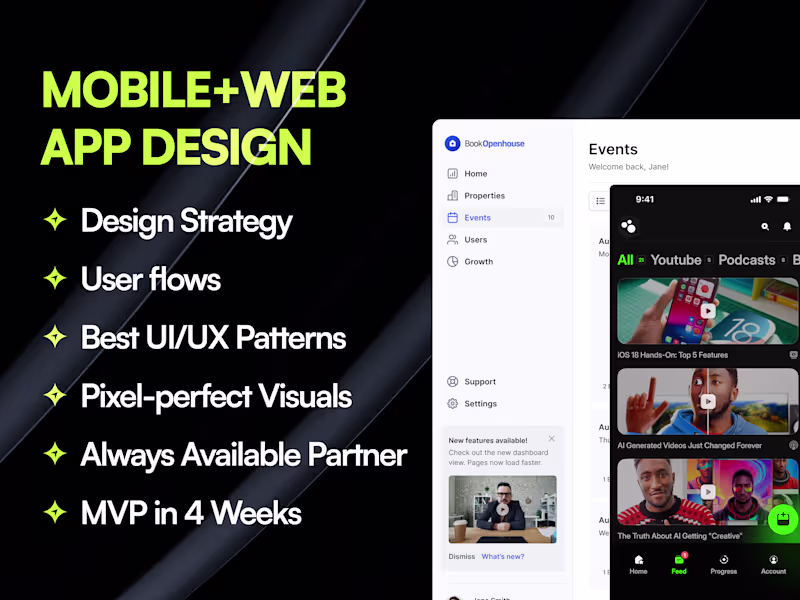 Cover image for Product Design (Web or Mobile)
