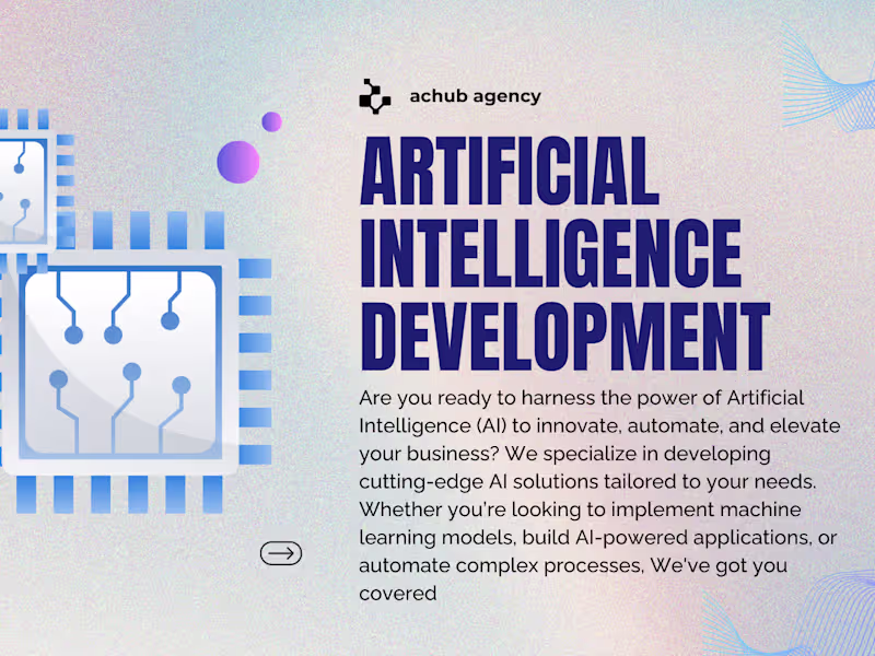Cover image for Artificial Intelligence (AI) Development