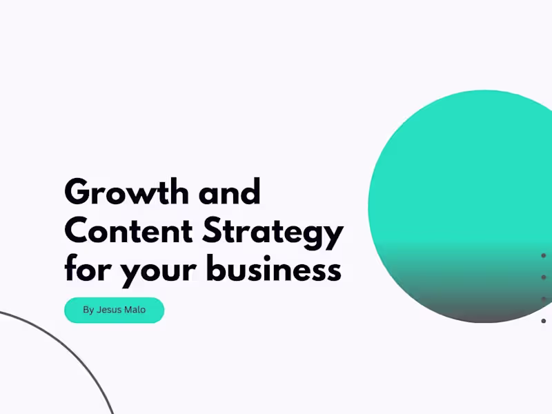 Cover image for Growth Marketing Project