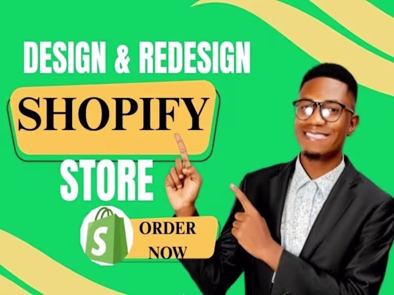Cover image for I will create shopify dropshipping store shopify redesign