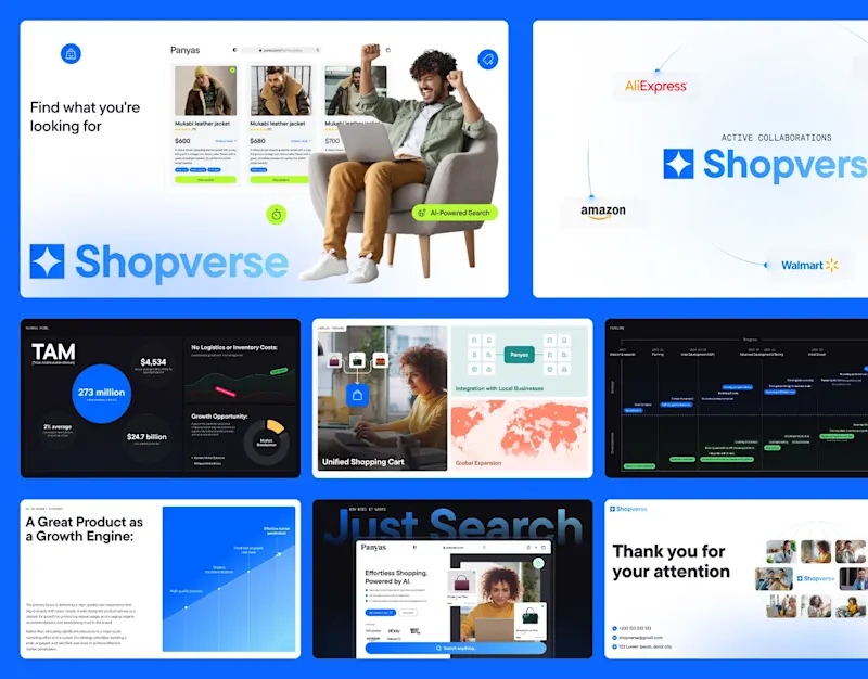 Cover image for AI-Powered Shopping Pitch Deck
