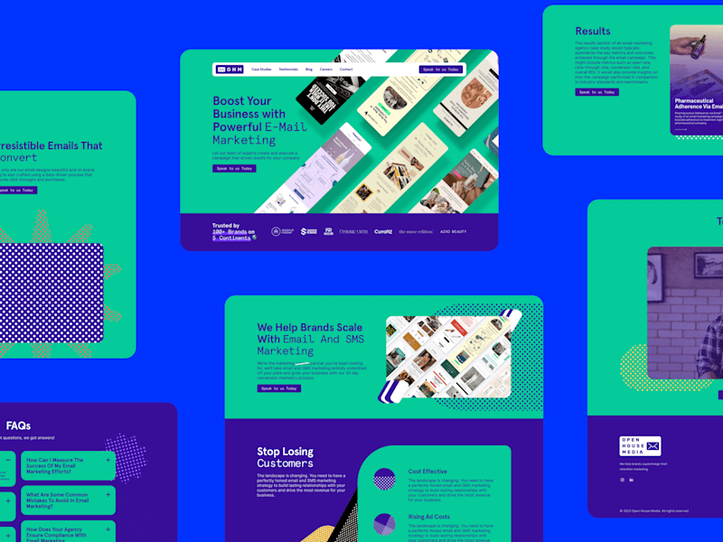 Cover image for Email Marketing Agency Website - Open House Media