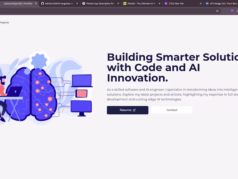 Cover image for Portfolio website