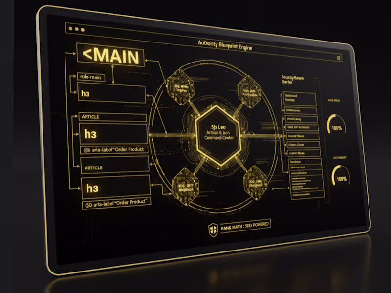 Cover image for SJS Leo Artisan & Iron Custom Website Development