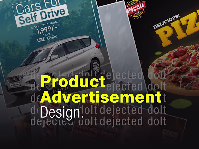 Cover image for I will create awesome Advertisment Designs for your Products.