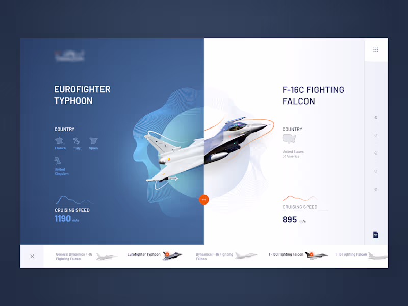 Cover image for Jets Comparison Website Design Tool