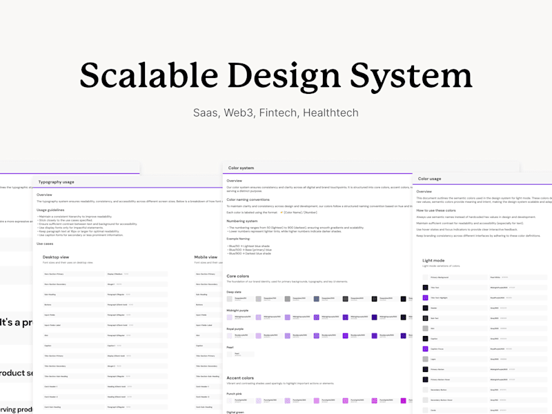 Cover image for Scalable Product Design System