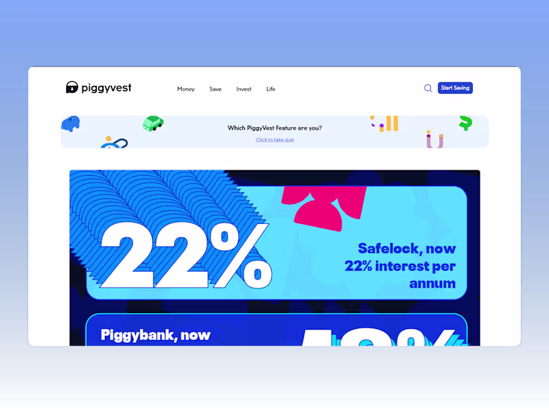 Cover image for Piggyvest Figma to WordPress Development